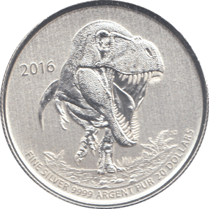 2016 FINE SILVER 20 DOLLARS CANADA - SILVER WORLD COINS - Cambridgeshire Coins
