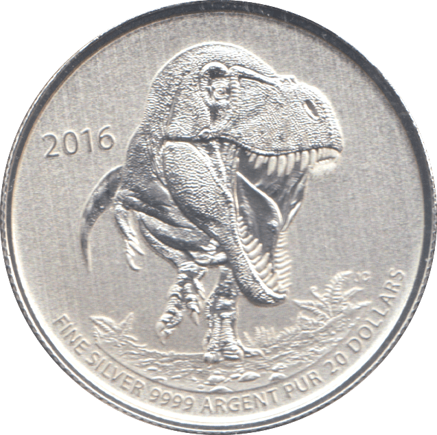2016 FINE SILVER 20 DOLLARS CANADA - SILVER WORLD COINS - Cambridgeshire Coins
