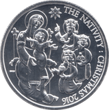 2016 FINE SILVER NATIVITY £20 COIN - WORLD COINS - Cambridgeshire Coins