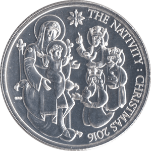 2016 FINE SILVER NATIVITY £20 COIN - WORLD COINS - Cambridgeshire Coins