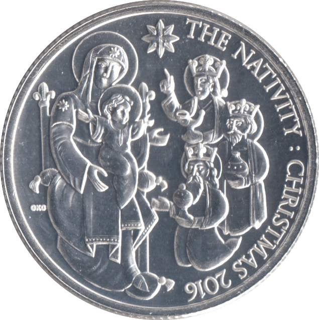 2016 FINE SILVER NATIVITY £20 COIN - WORLD COINS - Cambridgeshire Coins