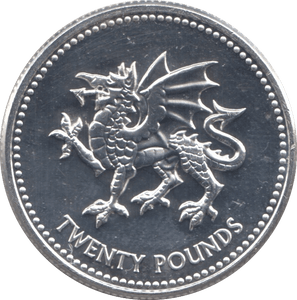 2016 FINE SILVER WELSH DRAGON £20 COIN - WORLD COINS - Cambridgeshire Coins