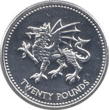 2016 FINE SILVER WELSH DRAGON £20 COIN - WORLD COINS - Cambridgeshire Coins