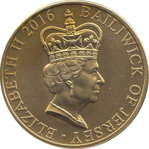 2016 FIVE POUNDS BAILIWICK OF JERSEY - WORLD COINS - Cambridgeshire Coins
