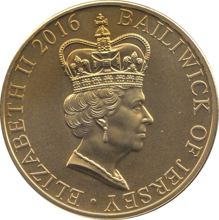 2016 FIVE POUNDS BAILIWICK OF JERSEY - WORLD COINS - Cambridgeshire Coins