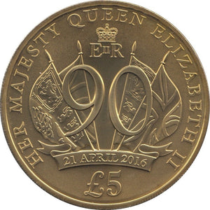 2016 FIVE POUNDS BAILIWICK OF JERSEY - WORLD COINS - Cambridgeshire Coins