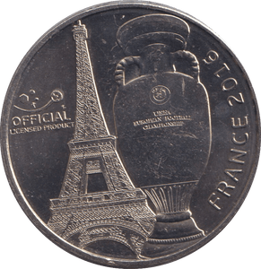 2016 FRANCE EUROS CUP MEDALLION - WORLD COINS - Cambridgeshire Coins