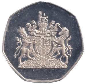 2016 GEORGE AND THE DRAGON 50P SHAPED COIN - 50P SHAPED COIN - Cambridgeshire Coins