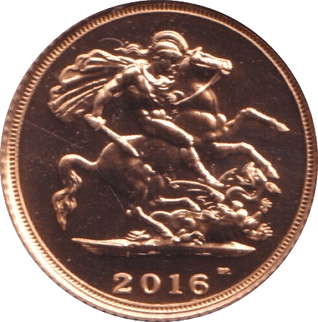 2016 GOLD HALF SOVEREIGN ( BU ) - HALF SOVEREIGN - Cambridgeshire Coins