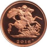 2016 GOLD HALF SOVEREIGN ( PROOF ) - HALF SOVEREIGN - Cambridgeshire Coins
