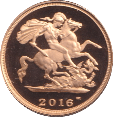 2016 GOLD HALF SOVEREIGN ( PROOF ) - HALF SOVEREIGN - Cambridgeshire Coins