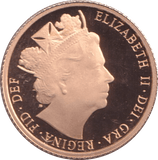 2016 GOLD HALF SOVEREIGN ( PROOF ) - HALF SOVEREIGN - Cambridgeshire Coins