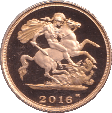 2016 GOLD HALF SOVEREIGN ( PROOF ) - HALF SOVEREIGN - Cambridgeshire Coins