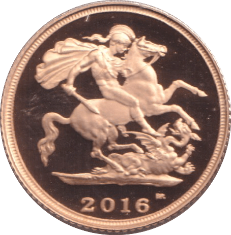 2016 GOLD HALF SOVEREIGN ( PROOF ) - HALF SOVEREIGN - Cambridgeshire Coins