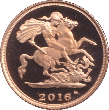 2016 GOLD HALF SOVEREIGN ( PROOF ) - HALF SOVEREIGN - Cambridgeshire Coins