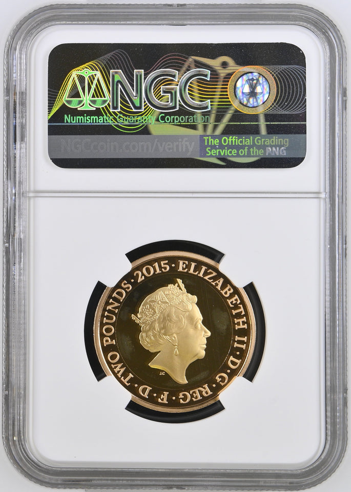 2016 GOLD PROOF £2 MAGNA CARTA 800TH ANNIVERSARY ULTRA CAMEO PF 68 - NGC GOLD £2 - Cambridgeshire Coins