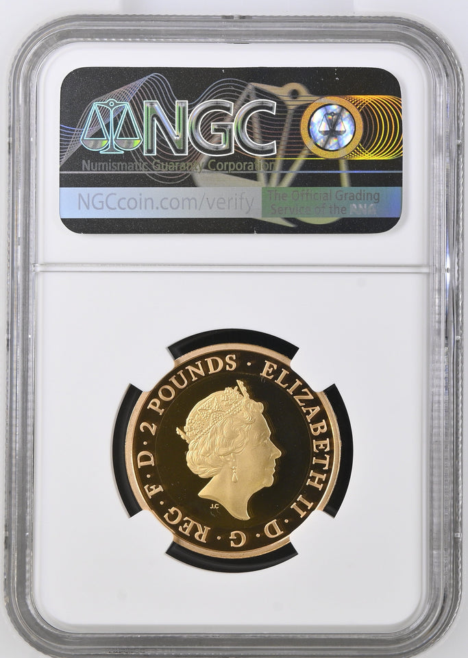 2016 GOLD PROOF £2 THE ARMY WWI CENTENARY PF 70 ULTRA CAMEO - NGC GOLD £2 - Cambridgeshire Coins