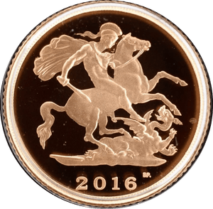2016 GOLD PROOF HALF SOVEREIGN BOXED - GOLD PROOF HALF SOVEREIGNS - Cambridgeshire Coins