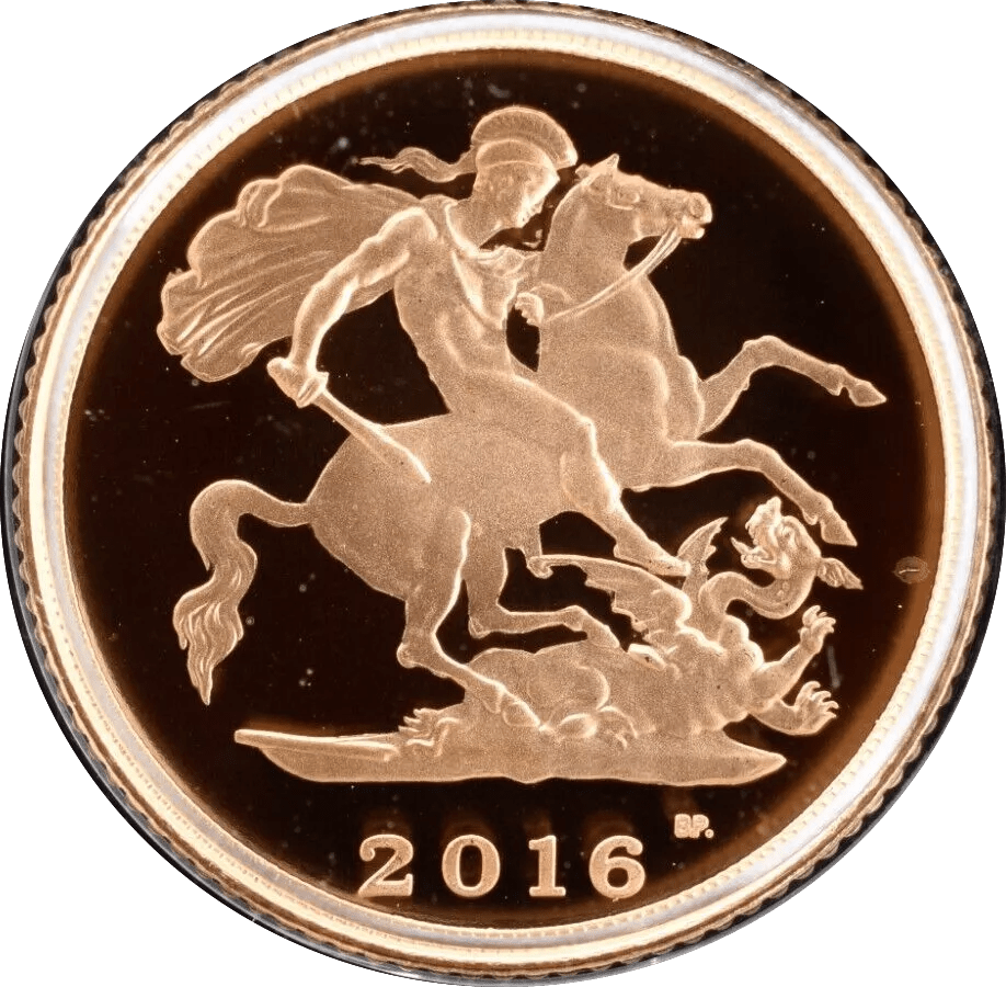 2016 GOLD PROOF HALF SOVEREIGN BOXED - GOLD PROOF HALF SOVEREIGNS - Cambridgeshire Coins