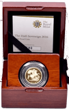 2016 GOLD PROOF HALF SOVEREIGN BOXED - GOLD PROOF HALF SOVEREIGNS - Cambridgeshire Coins