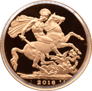 2016 GOLD PROOF SOVEREIGN BOXED - GOLD PROOF SOVEREIGNS - Cambridgeshire Coins