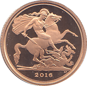 2016 GOLD QUARTER SOVEREIGN ( PROOF ) - QUARTER SOVEREIGN - Cambridgeshire Coins