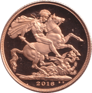 2016 GOLD SOVEREIGN ( PROOF ) - SOVEREIGN - Cambridgeshire Coins