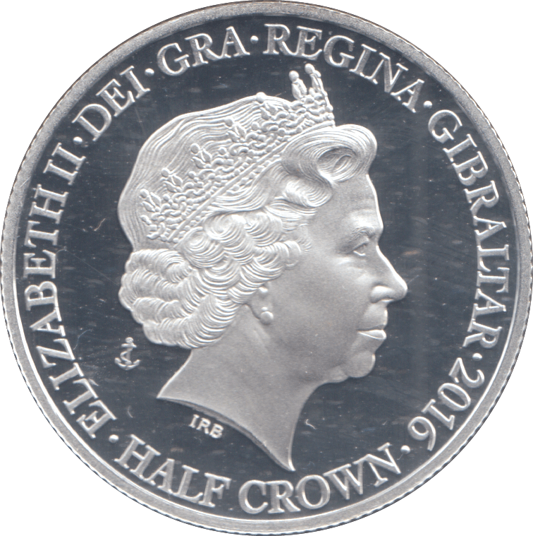 2016 HALFCROWN GIBRALTAR ( PROOF ) - WORLD COINS - Cambridgeshire Coins