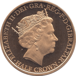 2016 HALFCROWN GIBRALTAR - WORLD COINS - Cambridgeshire Coins