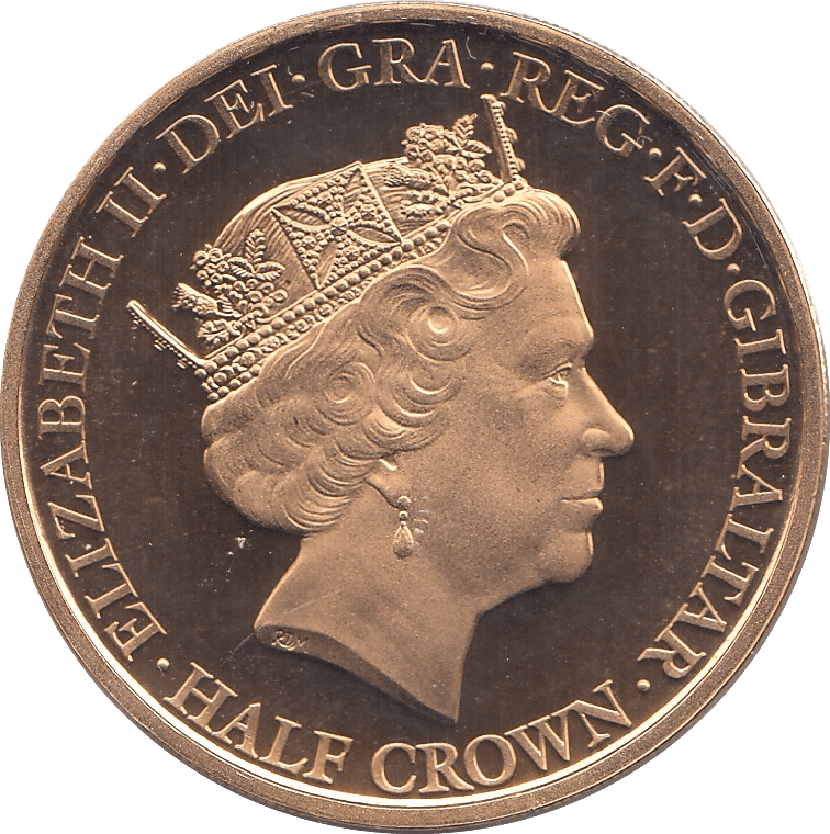 2016 HALFCROWN GIBRALTAR - WORLD COINS - Cambridgeshire Coins