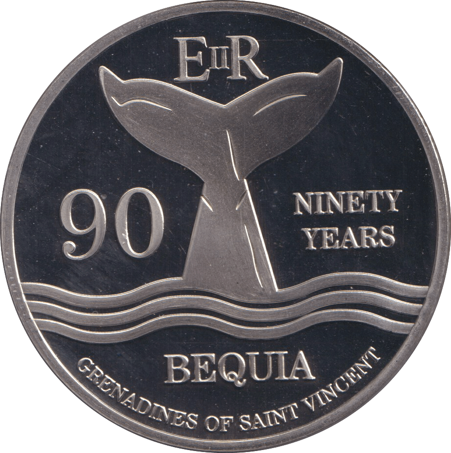 2016 MEDAL QUEENS 90TH BIRTHDAY - BEQUIA - WORLD COINS - Cambridgeshire Coins