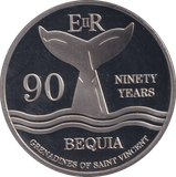 2016 MEDAL QUEENS 90TH BIRTHDAY - BEQUIA - WORLD COINS - Cambridgeshire Coins