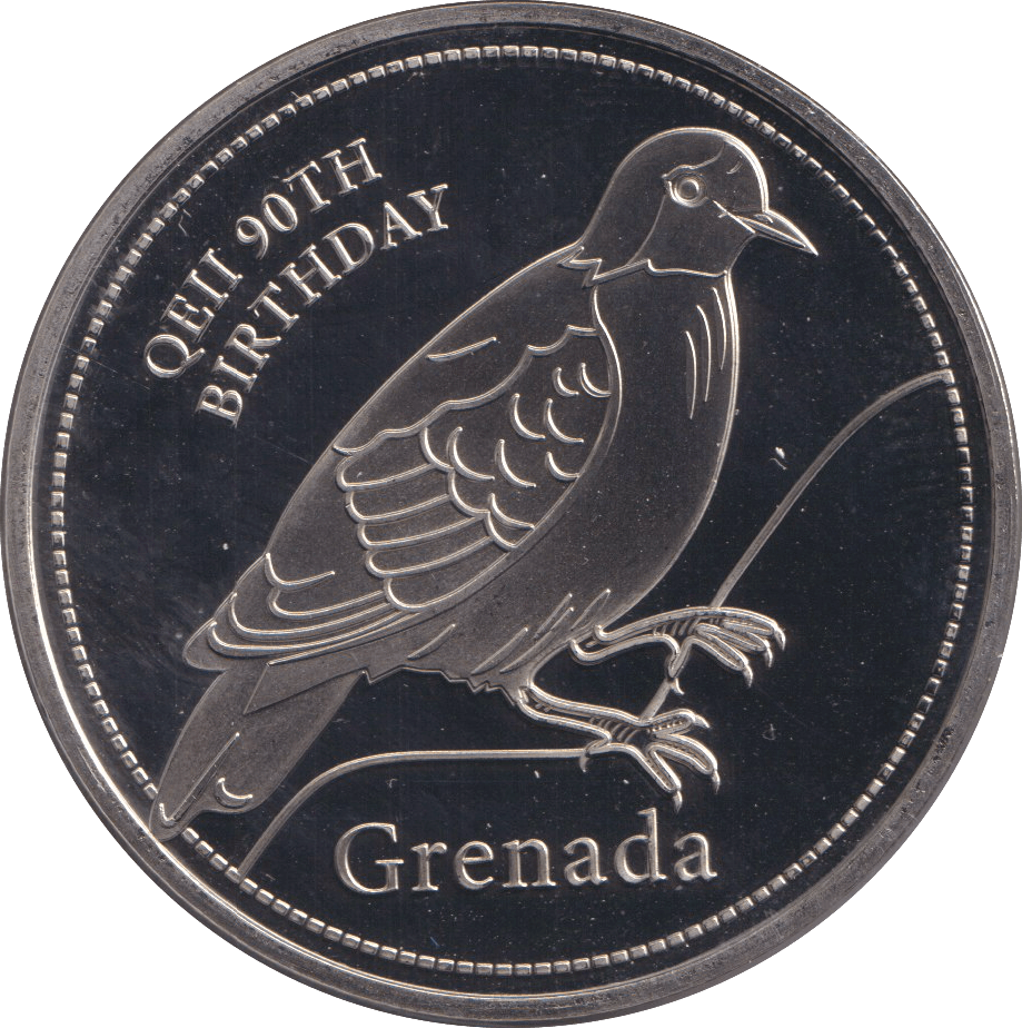 2016 MEDAL QUEENS 90TH BIRTHDAY - GRENADA - WORLD COINS - Cambridgeshire Coins