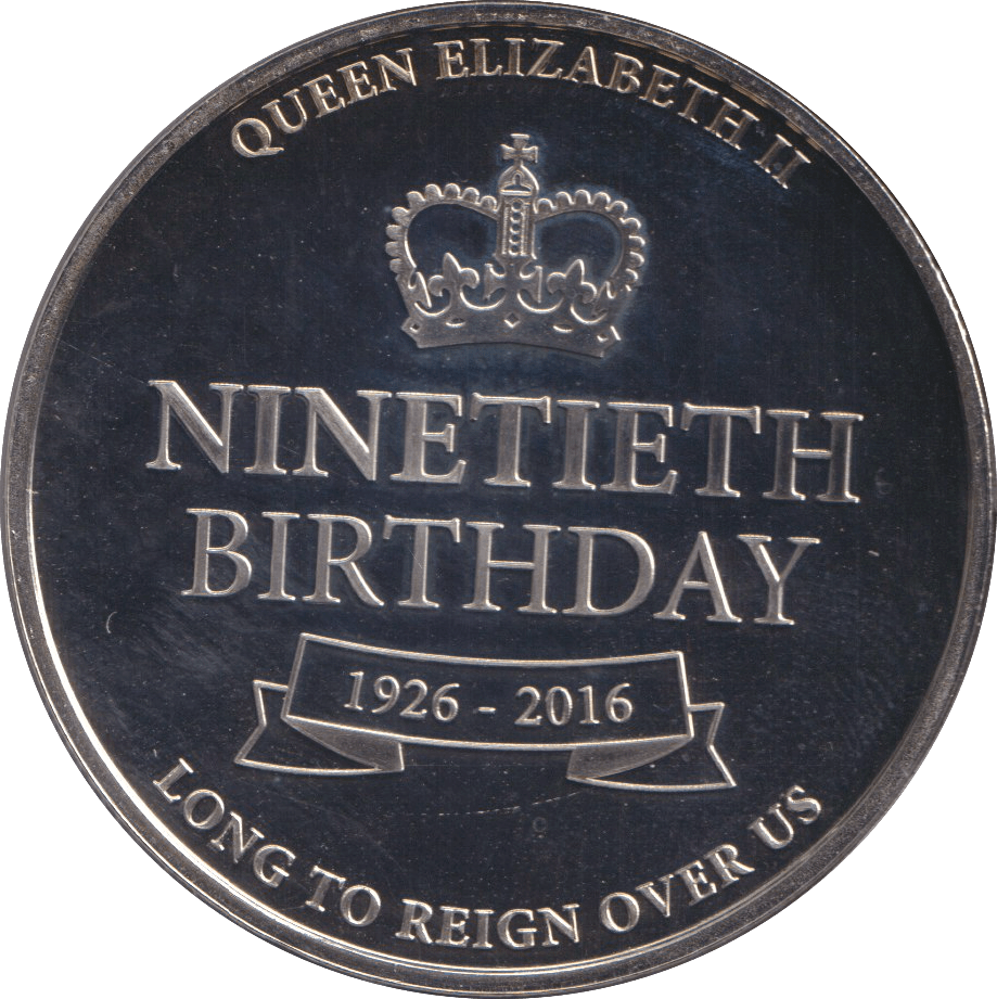 2016 MEDAL QUEENS 90TH BIRTHDAY - MAYREAU - WORLD COINS - Cambridgeshire Coins