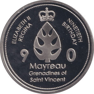 2016 MEDAL QUEENS 90TH BIRTHDAY - MAYREAU - WORLD COINS - Cambridgeshire Coins