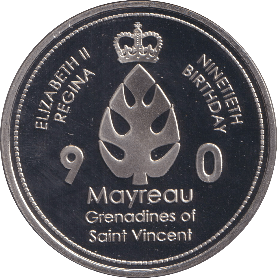 2016 MEDAL QUEENS 90TH BIRTHDAY - MAYREAU - WORLD COINS - Cambridgeshire Coins