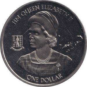 2016 ONE DOLLAR H.M THE QUEEN - WORLD COINS - Cambridgeshire Coins
