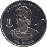 2016 ONE DOLLAR H.M THE QUEEN - WORLD COINS - Cambridgeshire Coins