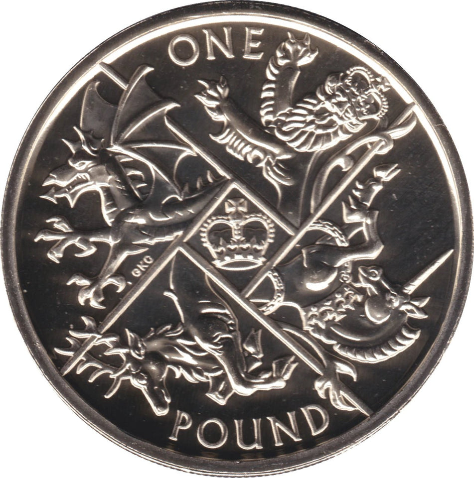 2016 ONE POUND BU £1 LAST ROUND POUND ( SEALED ) - £1 BU PACK - Cambridgeshire Coins