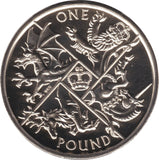 2016 ONE POUND BU £1 LAST ROUND POUND ( SEALED ) - £1 BU PACK - Cambridgeshire Coins