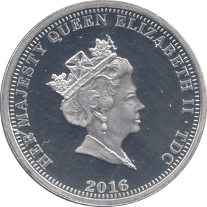2016 QUEEN ELIZABETH AND PRINCE PHILIP BIRTHDAY SILVER ONE POUND - WORLD COINS - Cambridgeshire Coins
