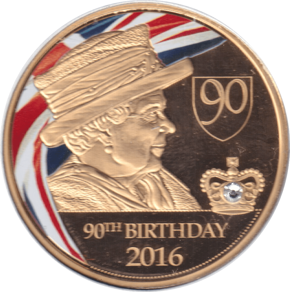 2016 QUEEN'S 90TH BIRTHDAY - WORLD COINS - Cambridgeshire Coins