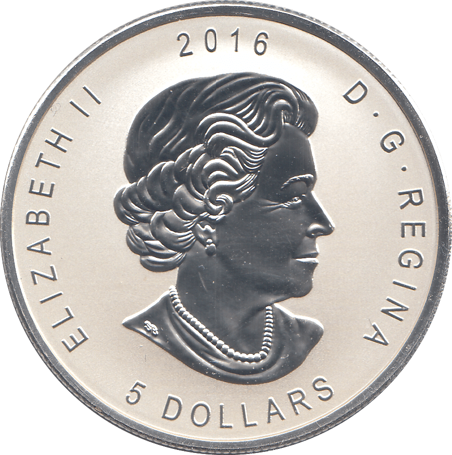 2016 SILVER 1OZ 5 DOLLAR CANADA ( PROOF ) - SILVER WORLD COINS - Cambridgeshire Coins