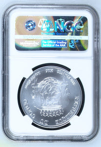 2016 SILVER AFRICAN LION 5000 FRANCS EARLY RELEASE CONGO NGC MS 70 - NGC SILVER COINS - Cambridgeshire Coins