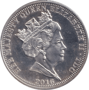 2016 SILVER FIVE POUNDS - SILVER WORLD COINS - Cambridgeshire Coins