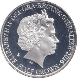 2016 SILVER HALFCROWN - SILVER WORLD COINS - Cambridgeshire Coins