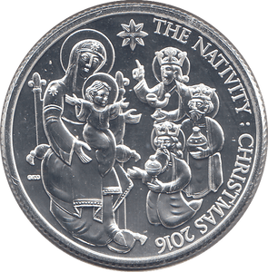 2016 SILVER NATIVITY CHRISTMAS TWENTY POUNDS - SILVER WORLD COINS - Cambridgeshire Coins