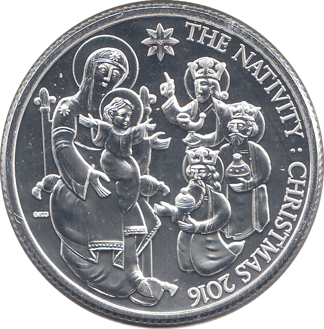 2016 SILVER NATIVITY CHRISTMAS TWENTY POUNDS - SILVER WORLD COINS - Cambridgeshire Coins