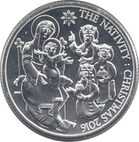 2016 SILVER NATIVITY CHRISTMAS TWENTY POUNDS - SILVER WORLD COINS - Cambridgeshire Coins