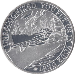2016 SILVER PLATED HALFCROWN GIBRALTAR - WORLD COINS - Cambridgeshire Coins